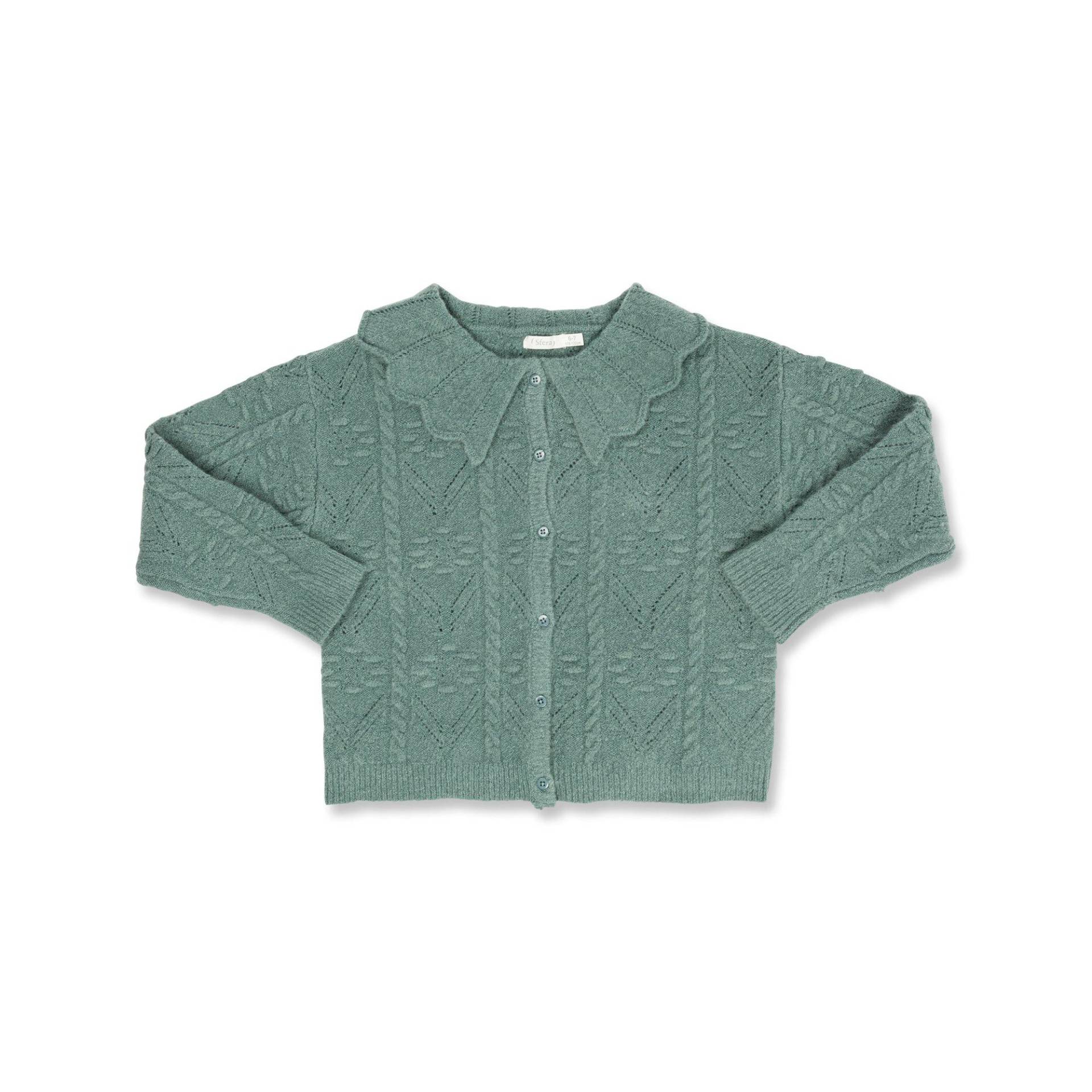 Cardigan, Langarm Unisex Grün  110-116 von Sfera