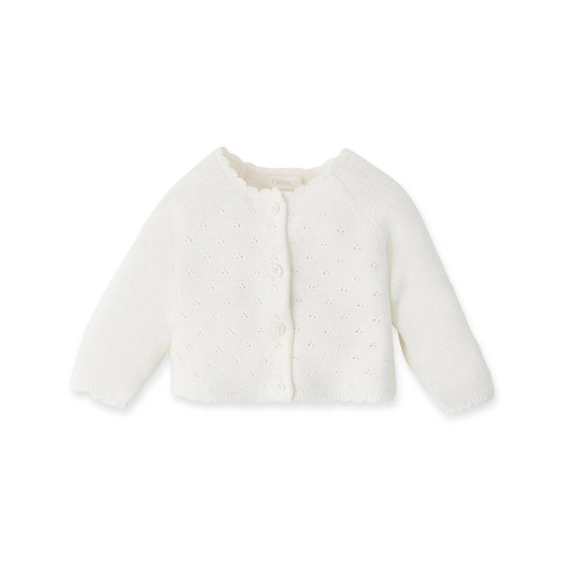 Cardigan, Langarm Unisex Weiss 56-62 von Sfera