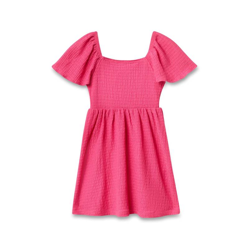 Freizeitkleid, Kurzarm Mädchen Fuchsia 122-128 von Sfera