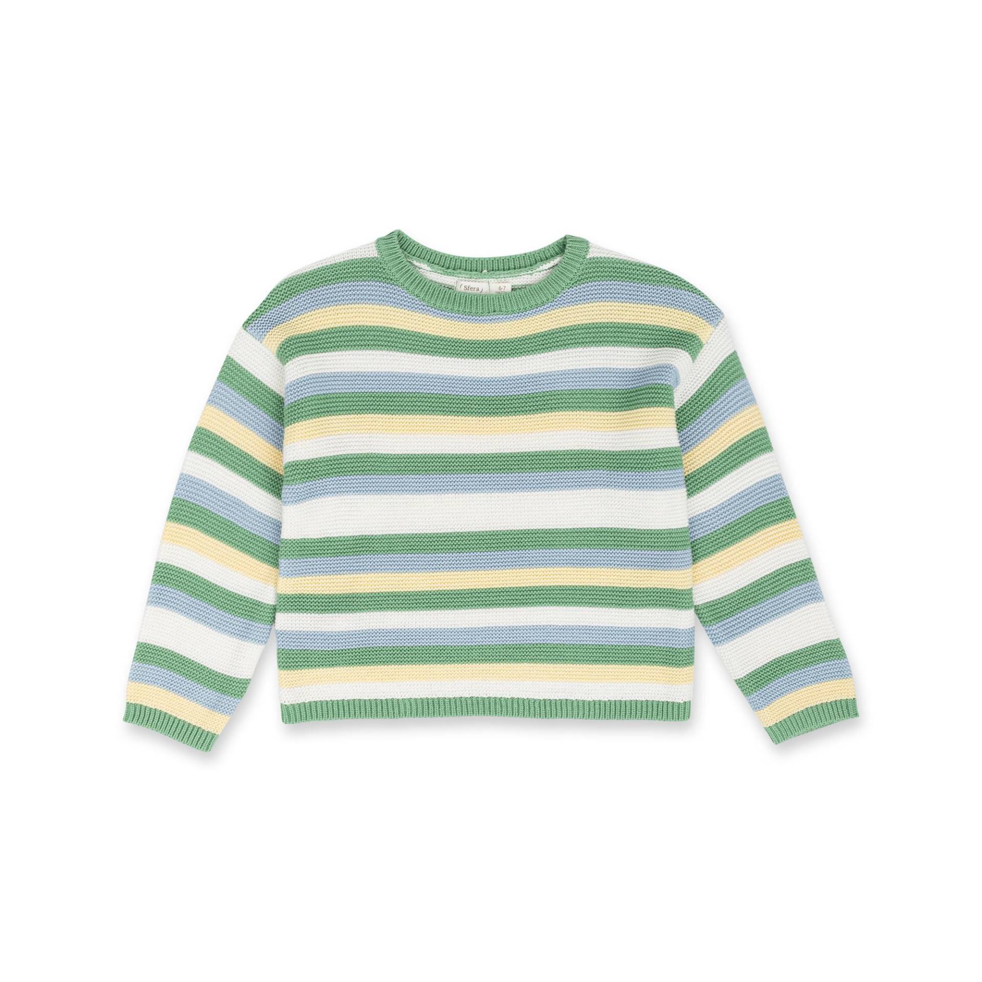 Pullover Mädchen Grün 104-110 von Sfera