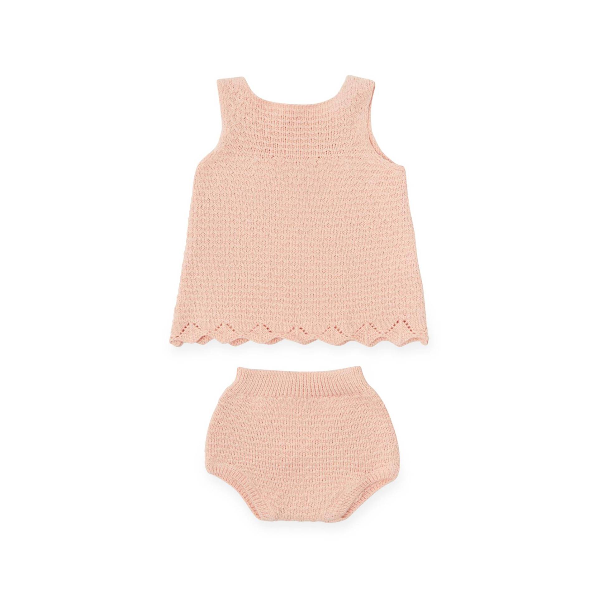 Set: Kleid & Pluderhose Unisex Rosa 62-68 von Sfera