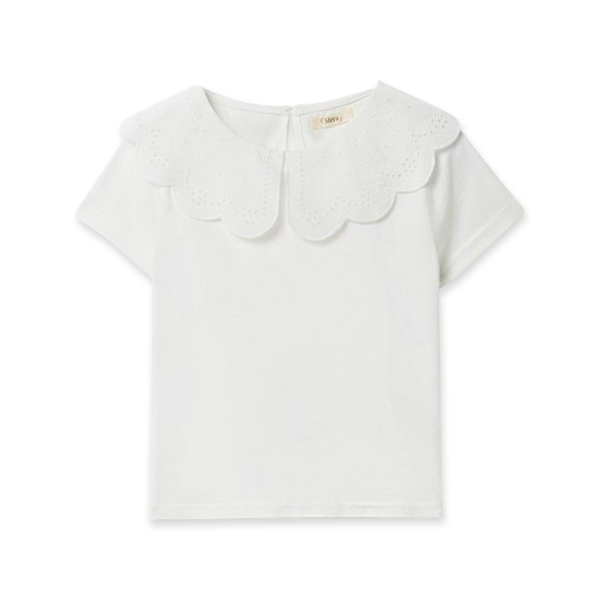 T-shirt, Kurzarm Mädchen Weiss 134-140 von Sfera