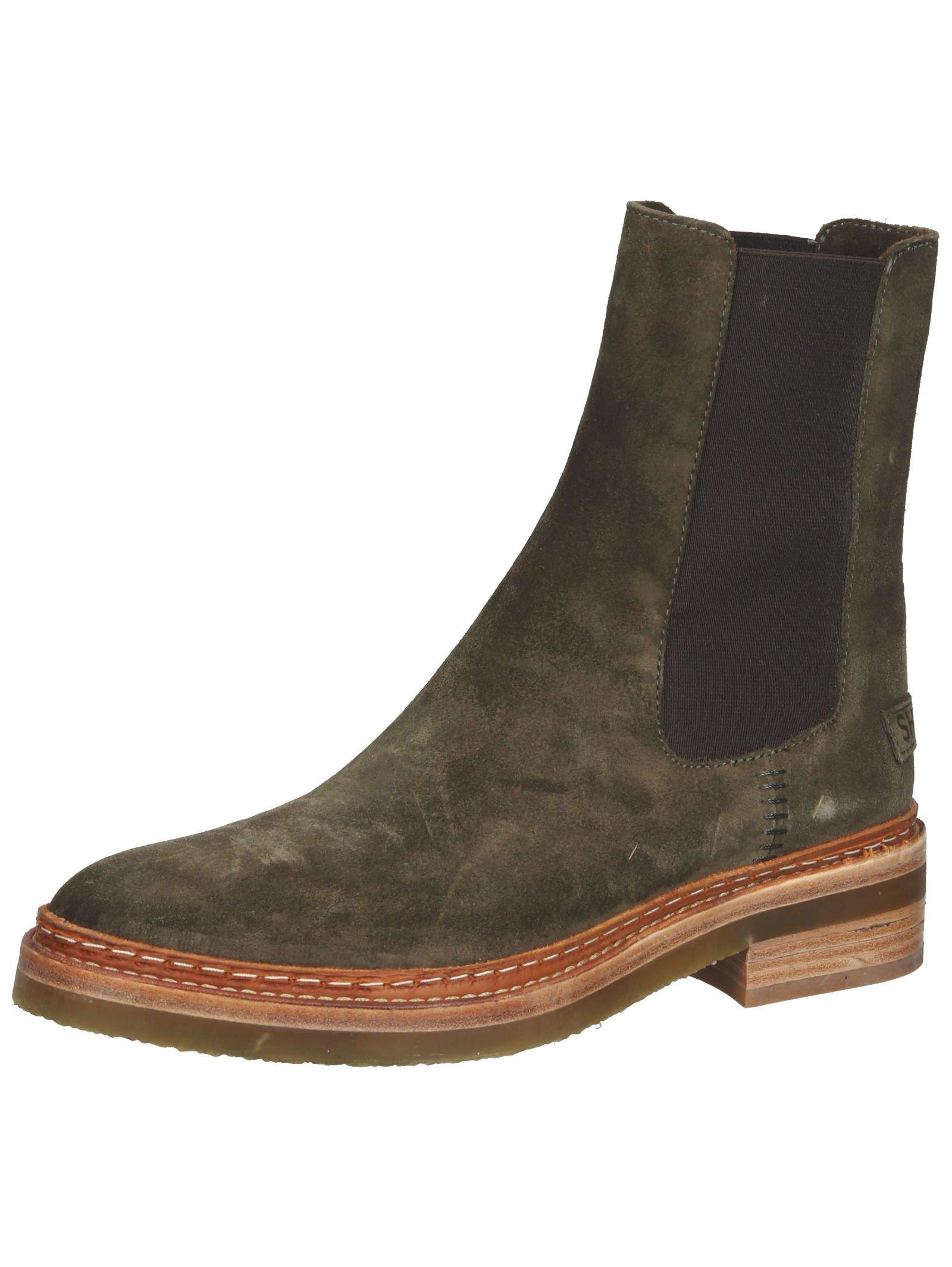 Stiefelette 181020209 Damen Grün 38 von Shabbies Amsterdam