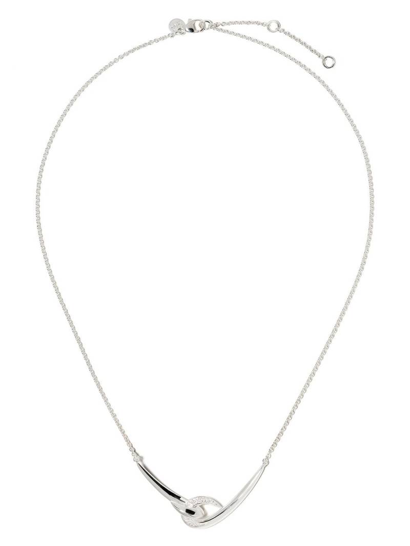 Shaun Leane Hook white diamond necklace - Silver von Shaun Leane