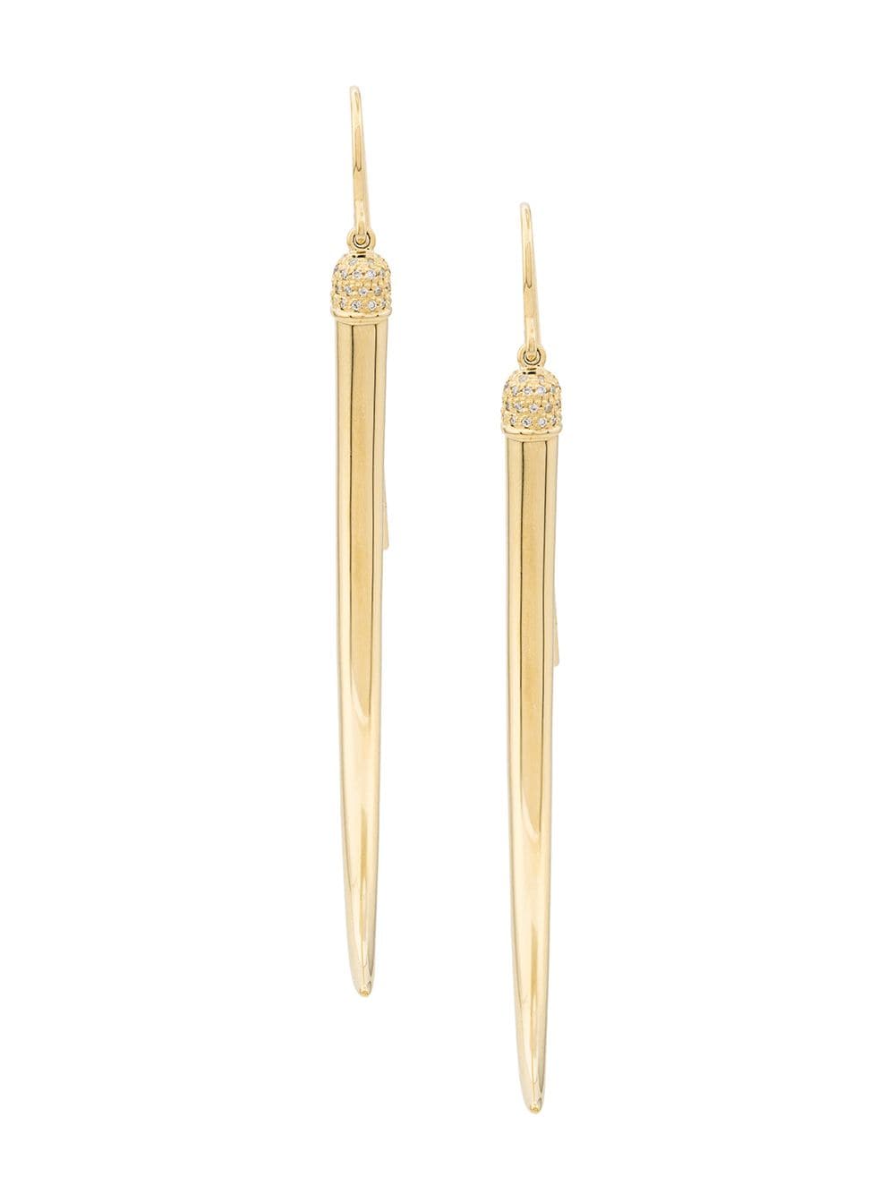 Shaun Leane No.1 diamond long earrings - Gold von Shaun Leane