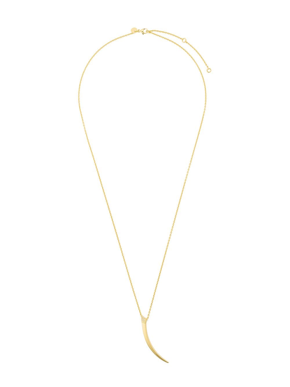 Shaun Leane Tusk pave diamond pendant necklace - Gold von Shaun Leane
