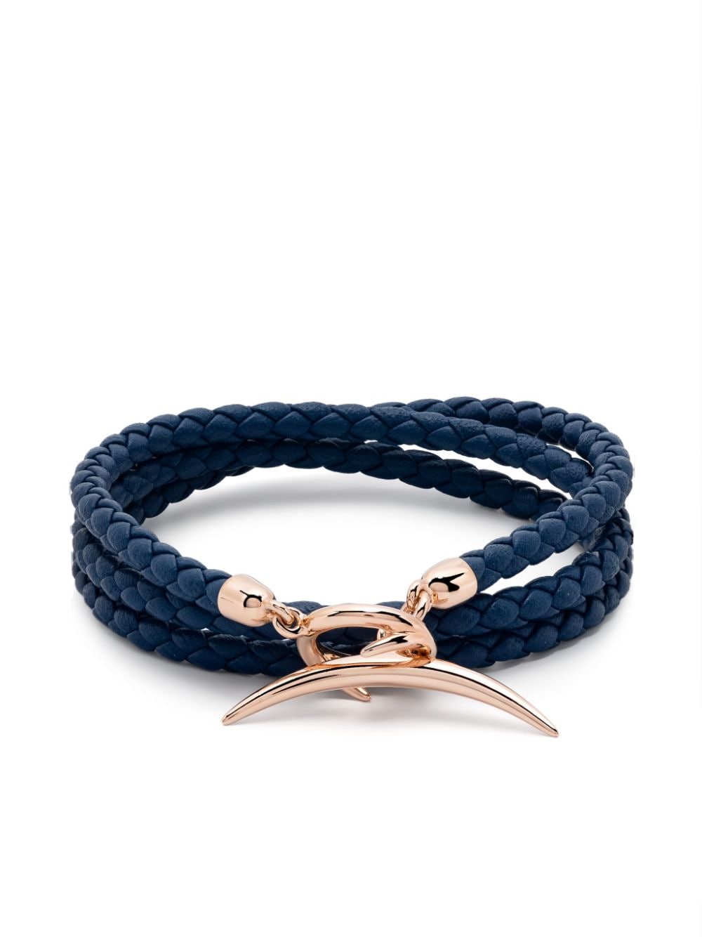 Shaun Leane rose gold vermeil and leather Quill bracelet - Pink von Shaun Leane