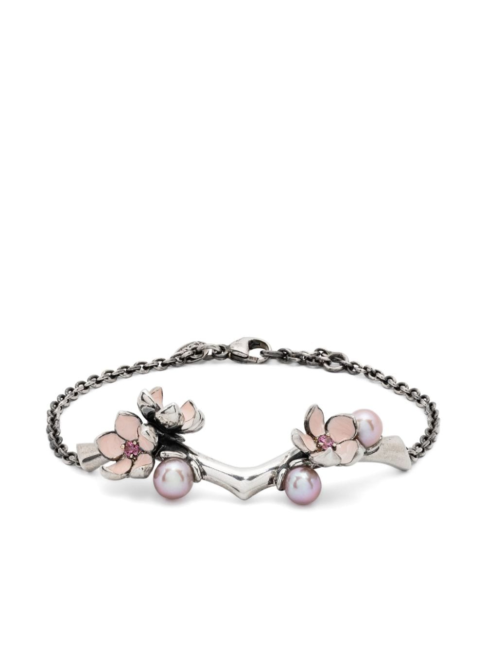 Shaun Leane sterling silver Cherry Blossom diamond bracelet von Shaun Leane
