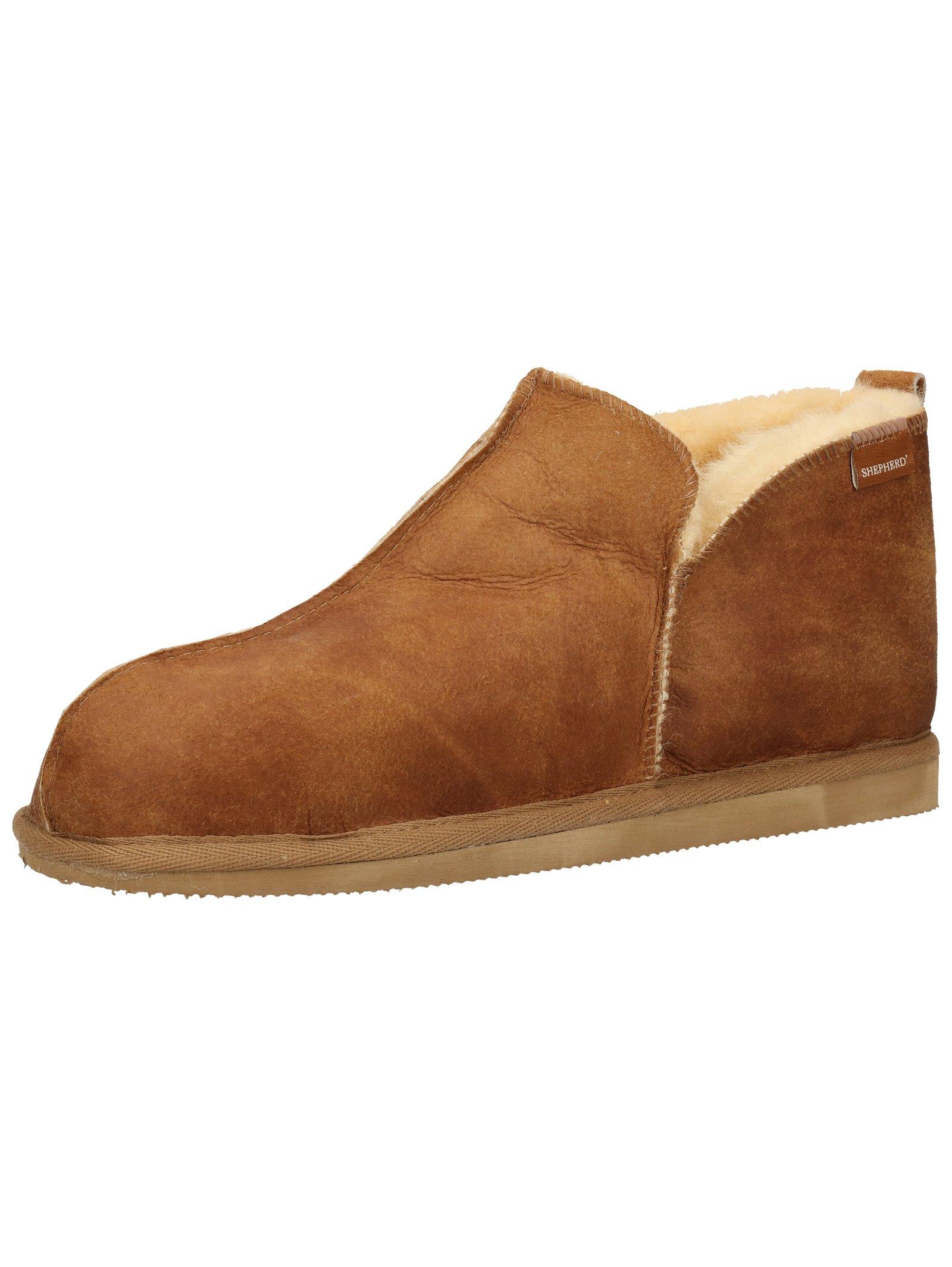 Hausschuhe 4921052 Herren Cognac 44 von Shepherd