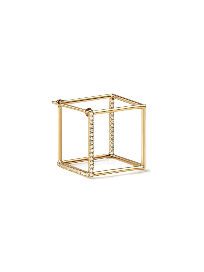 Shihara Diamond Square Earring 15 (02) - Metallic von Shihara