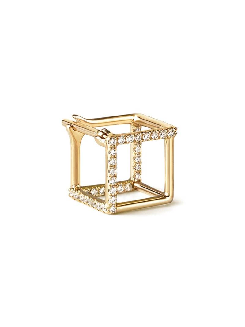 Shihara Diamond Square Earring 7 (03) - Metallic von Shihara