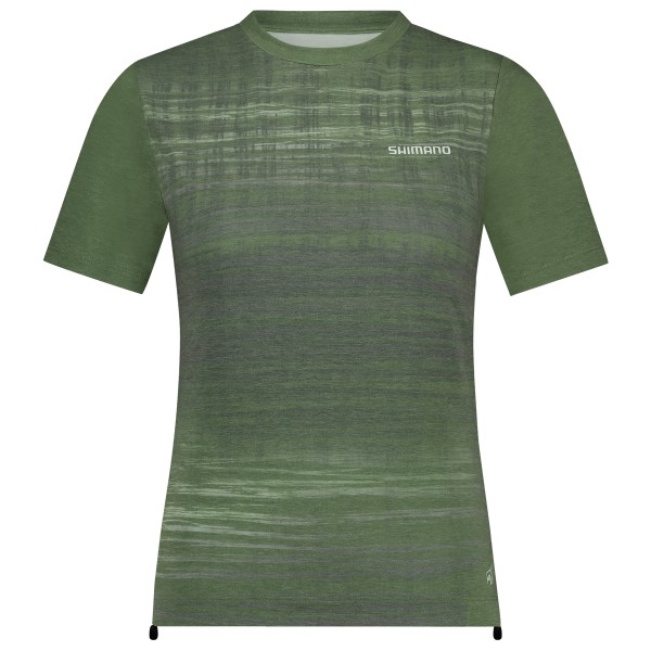 Shimano - Women's Spazio Short Sleeves Jersey Printed - Velotrikot Gr L;M;S;XL lila;oliv von Shimano
