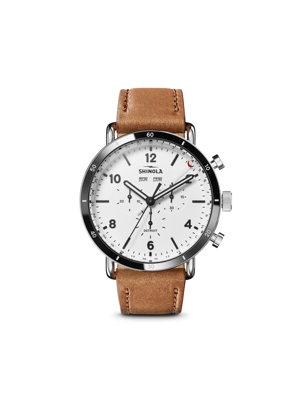 Shinola Canfield Sport Chronograph 45mm - White von Shinola