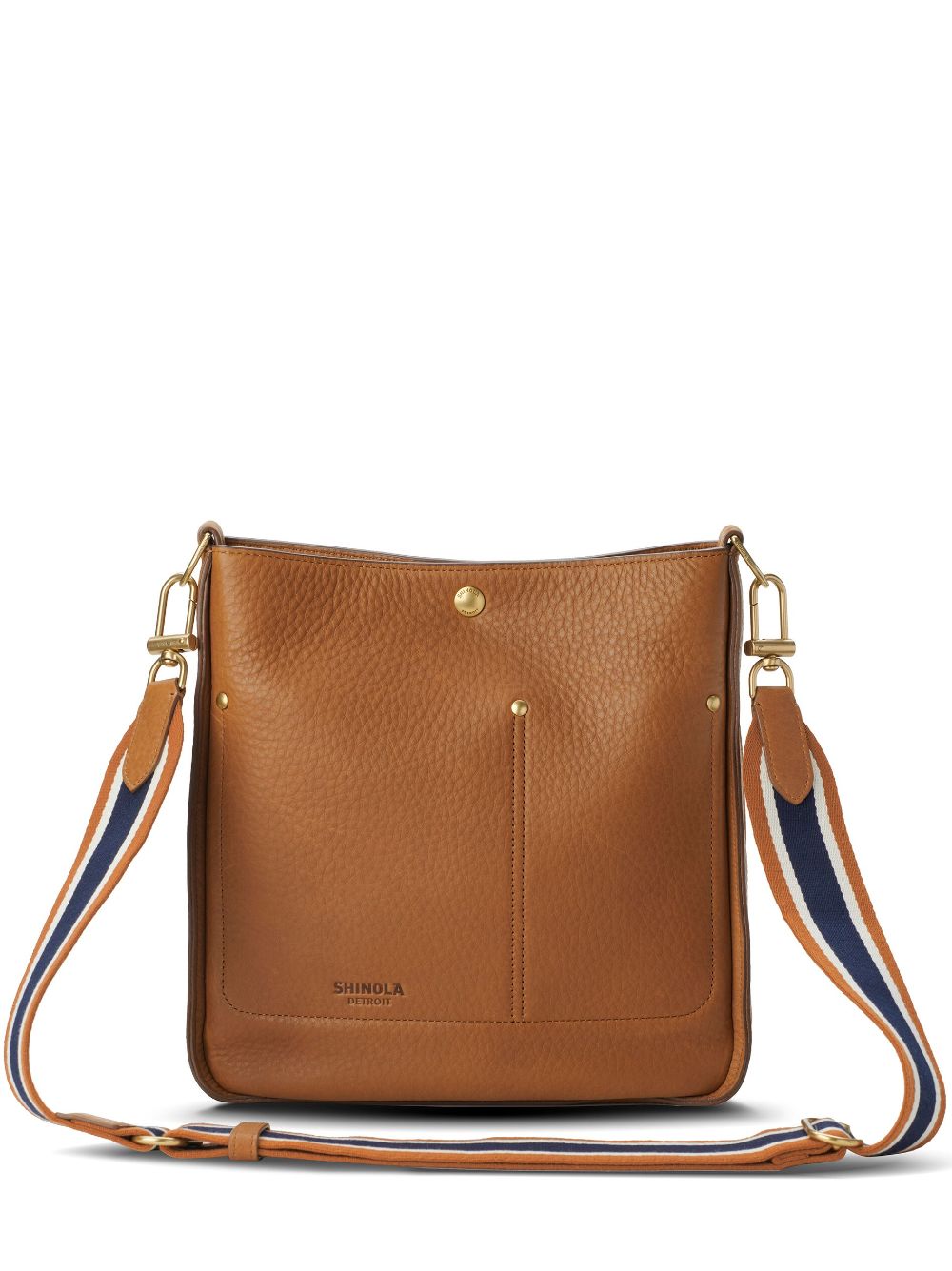 Shinola The Pocket leather crossbody bag - Brown von Shinola
