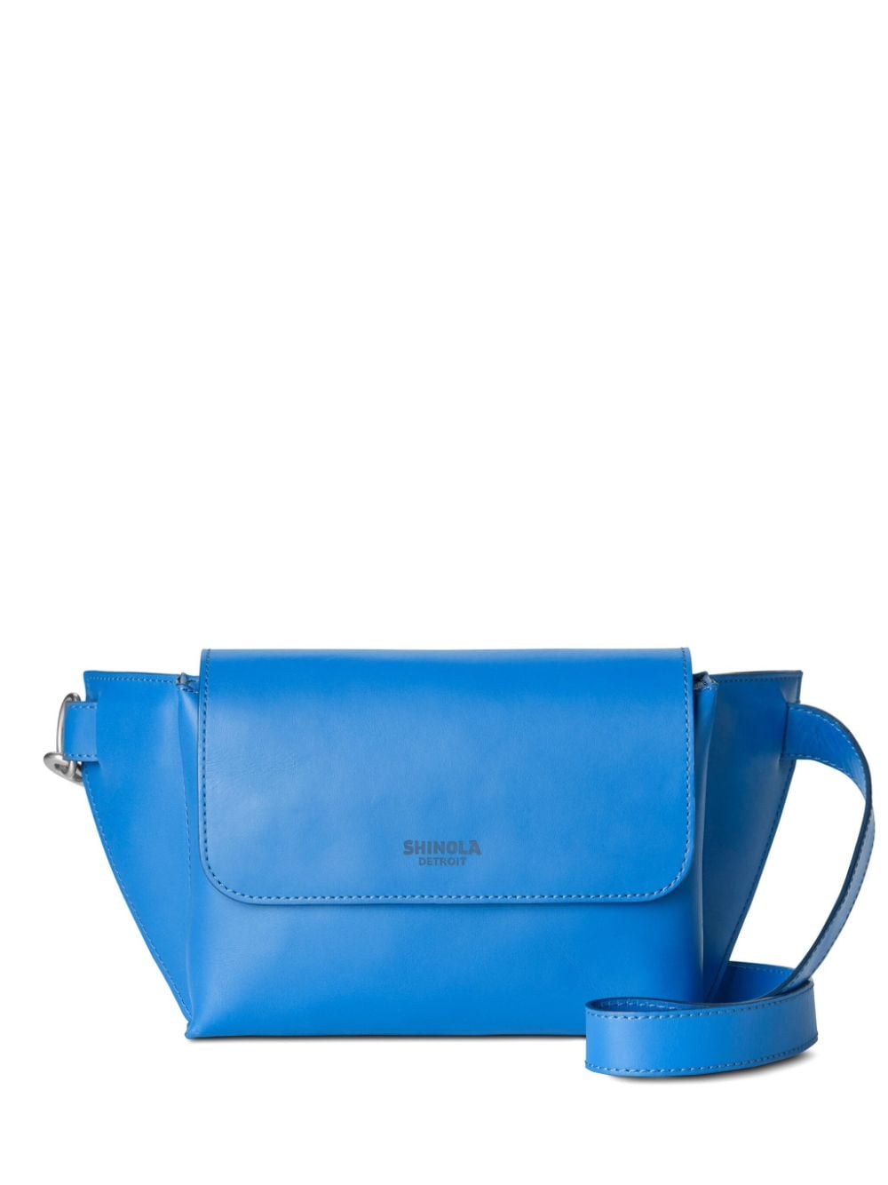 Shinola logo-debossed leather belt bag - Blue von Shinola