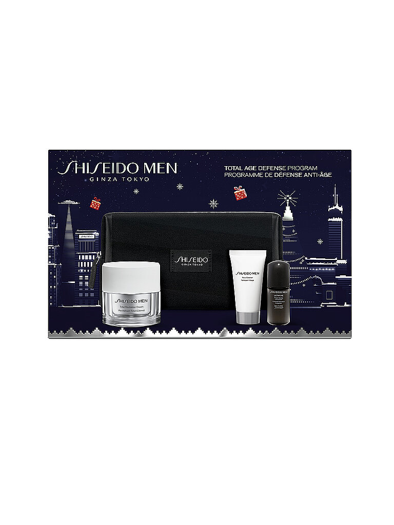 SHISEIDO Geschenkset - SHISEIDO MEN Holiday Kit 50ml / 30ml / 10ml von Shiseido