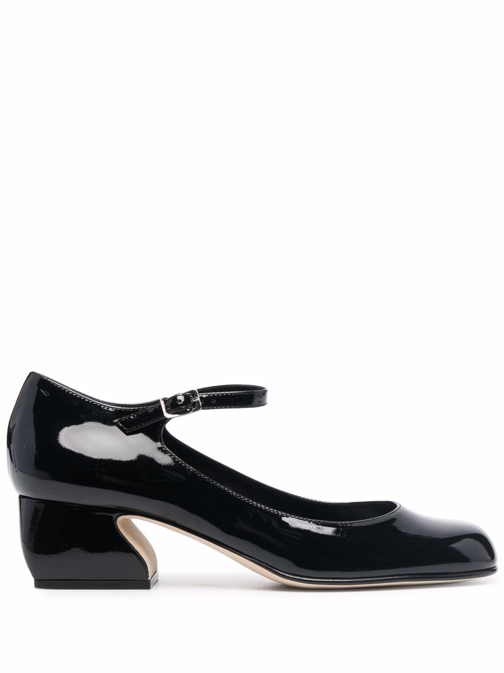 Si Rossi buckle-strap leather pumps - Black von Si Rossi