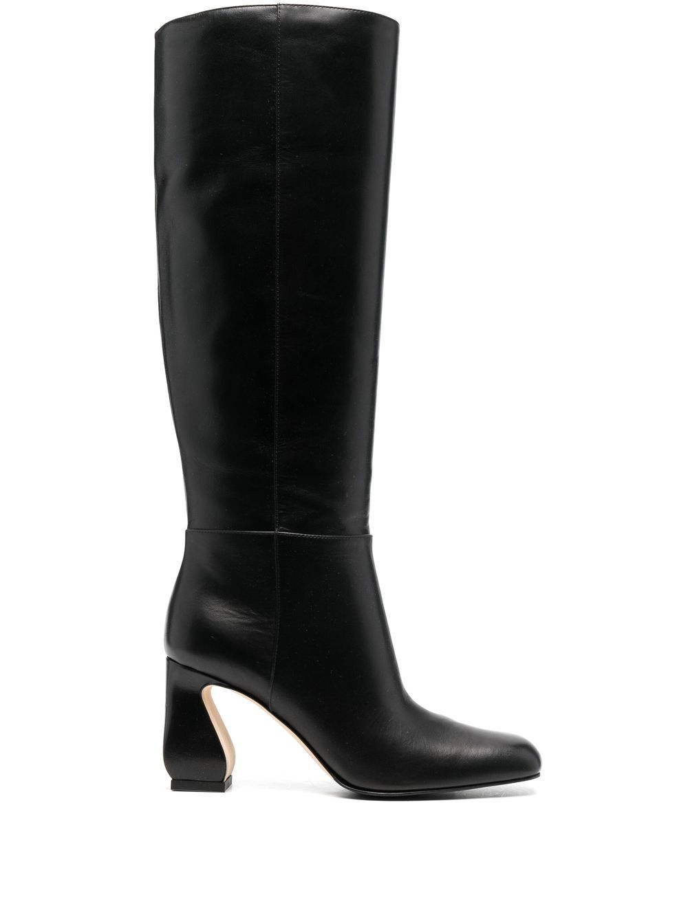 Si Rossi 90mm knee-high leather boots - Black von Si Rossi