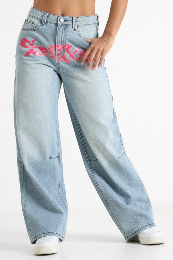 Sicko Baggy Fit Jeans | Hellblau | Damen | 38 Sicko Baggy Fit Jeans | Hellblau | Damen | 38 von Sicko