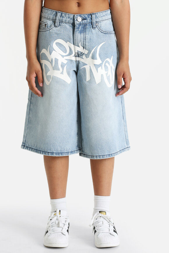 Sicko Baggy Fit Jeansshorts | Hellblau | Mädchen  | 12 von Sicko