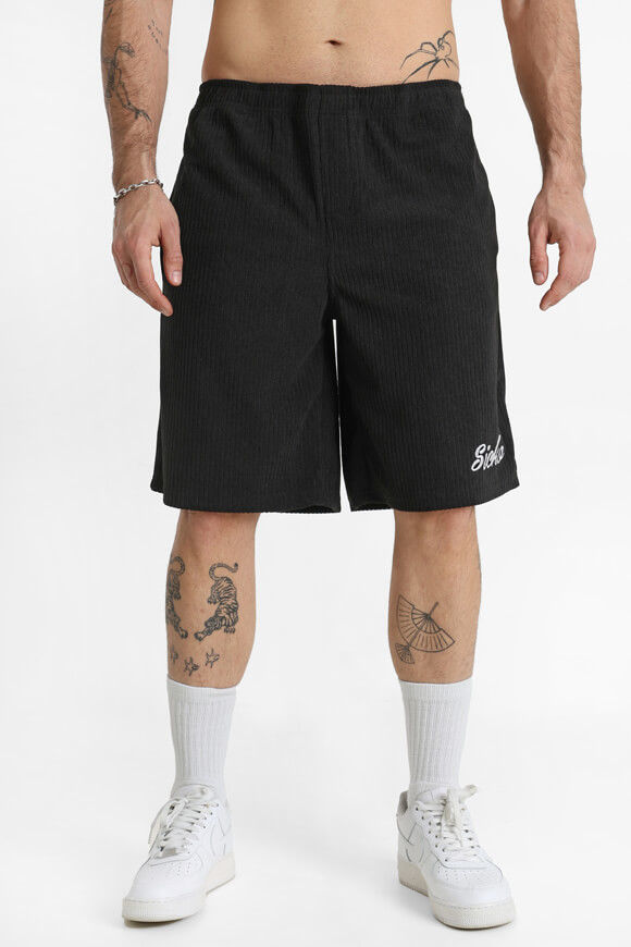 Sicko Strukturierte Stoffshorts | Schwarz | Herren | S Sicko Strukturierte Stoffshorts | Schwarz | Herren | S von Sicko