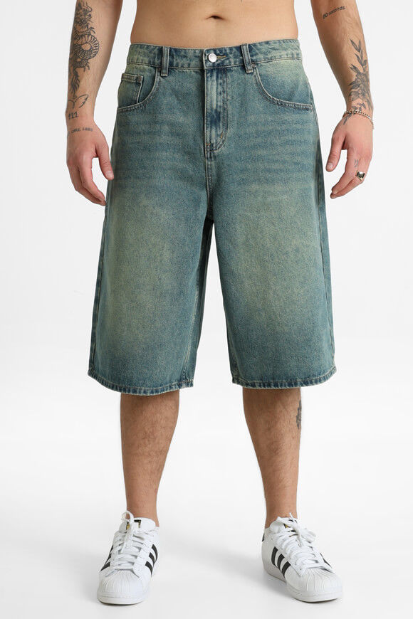 Sicko Jeansshorts | Blau + Grün | Herren  | 30 von Sicko