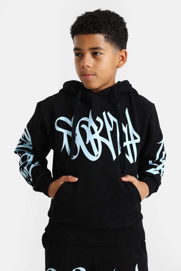 Sicko Kapuzensweatshirt | Schwarz + Hellblau | Jungen | 10 Sicko Kapuzensweatshirt | Schwarz + Hellblau | Jungen | 10 von Sicko