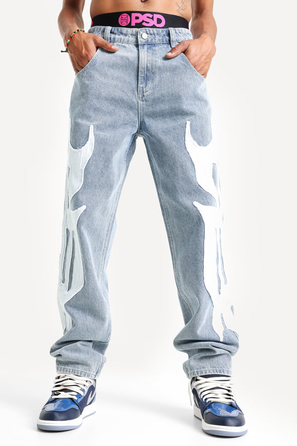 Sicko Relaxed Tapered Fit Jeans | Blue | Herren  | 34 von Sicko