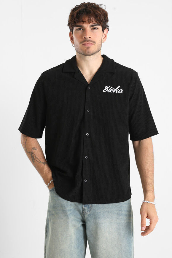 Sicko Strukturiertes Hemd | Schwarz | Herren | L Sicko Strukturiertes Hemd | Schwarz | Herren | L von Sicko