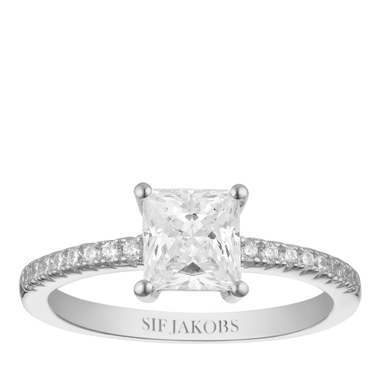 Sif Jakobs Jewellery Armbanduhr - Ellera Quadrato Ring - Gr. 52 - in Silber - für Damen von Sif Jakobs Jewellery