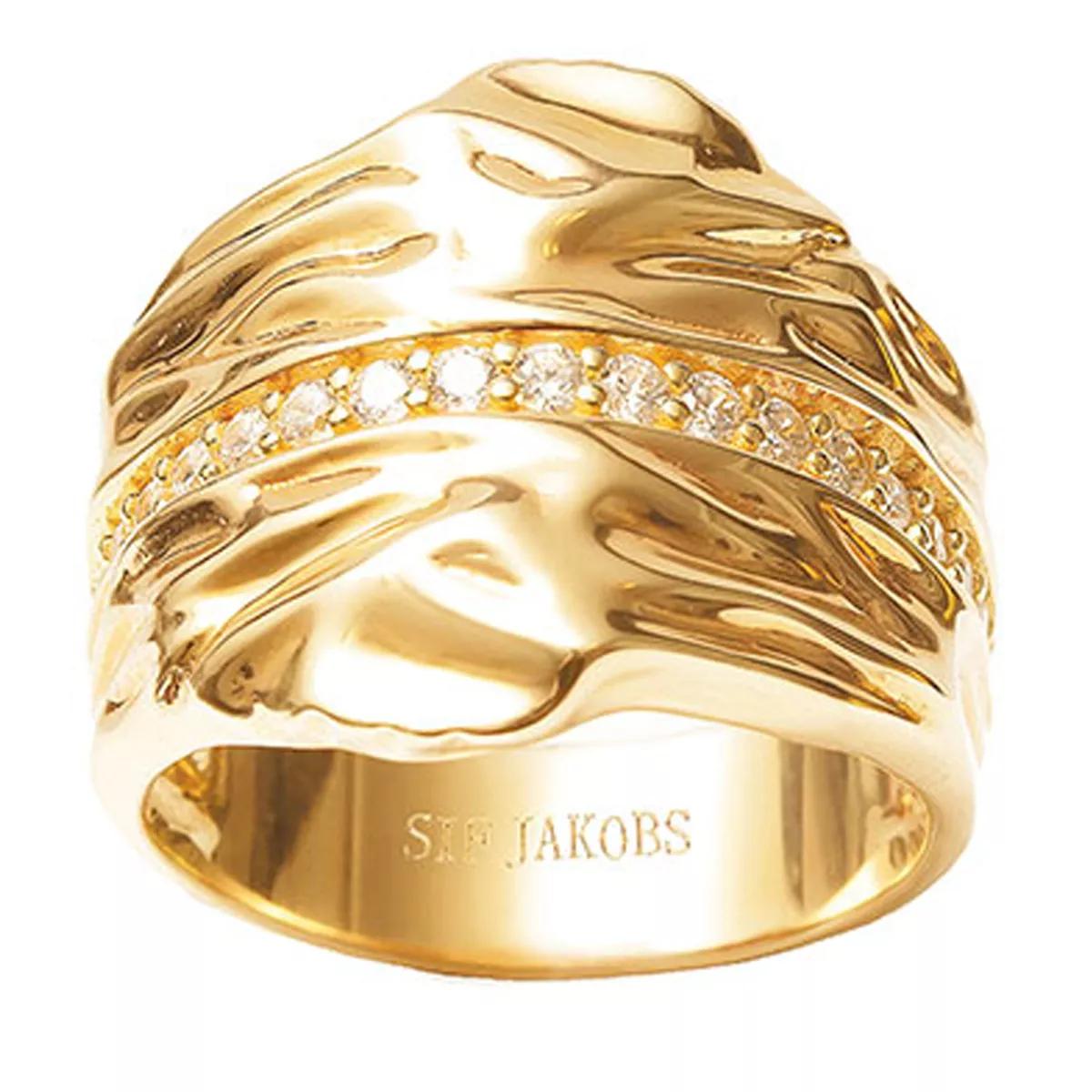 Sif Jakobs Jewellery Armbanduhr - Vulcanello Grande Ring - Gr. 58 - in Gold - für Damen von Sif Jakobs Jewellery