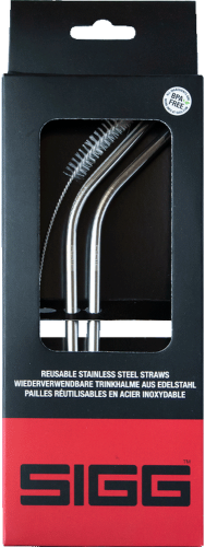 Sigg Stainless Steel Straw Set of 2 von Sigg