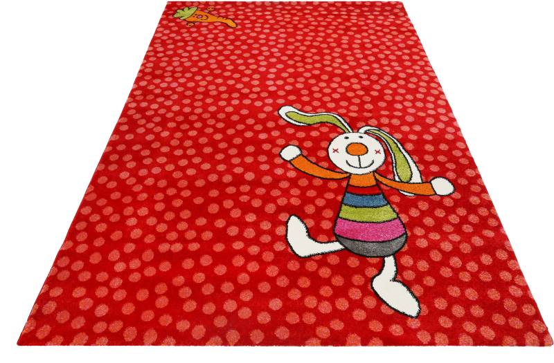 Sigikid Kinderteppich »Rainbow Rabbit«, rechteckig, 13 mm Höhe von sigikid