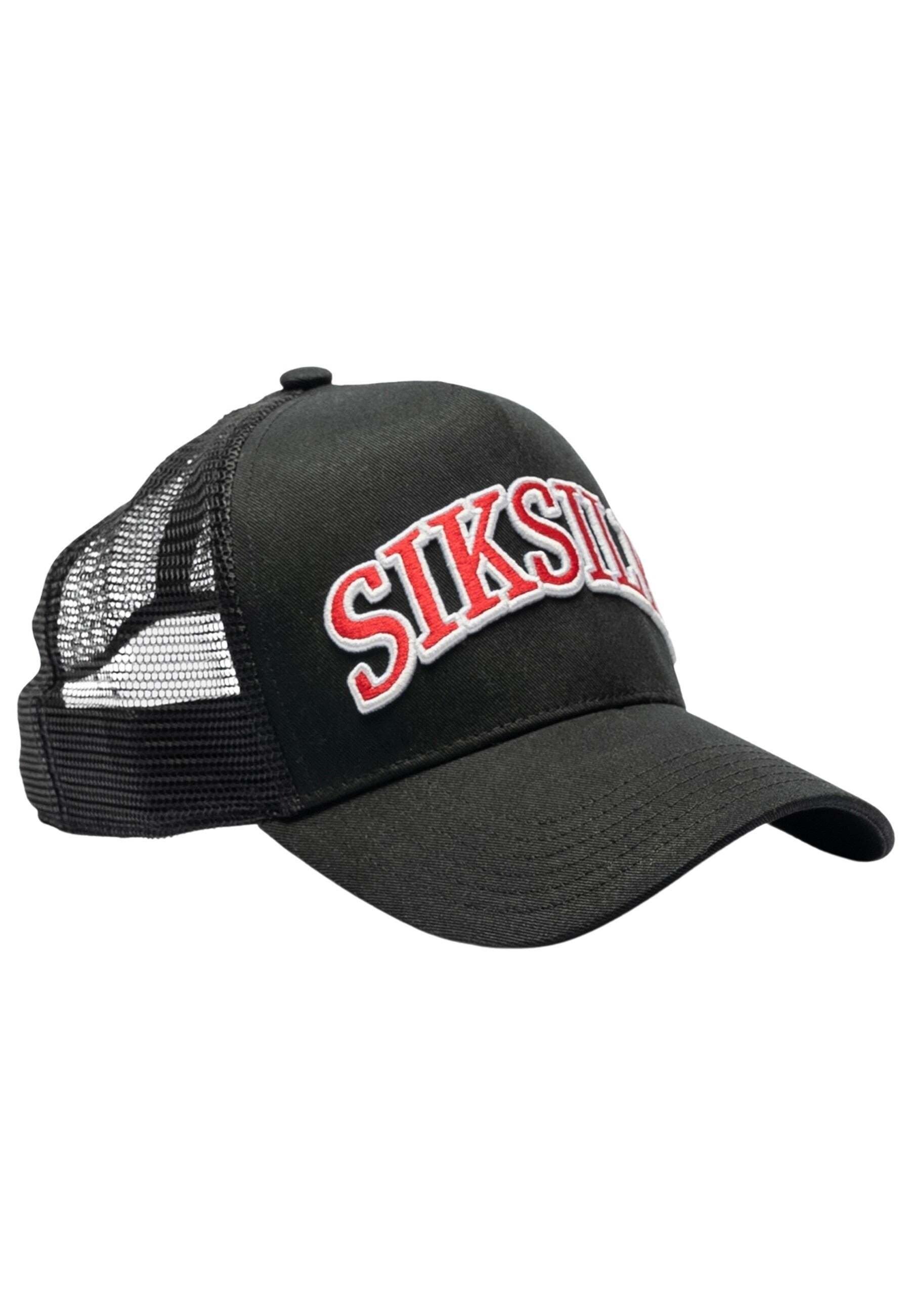 Caps Mesh Shadow Logo Trucker Cap Herren Schwarz ONE SIZE von Sik Silk