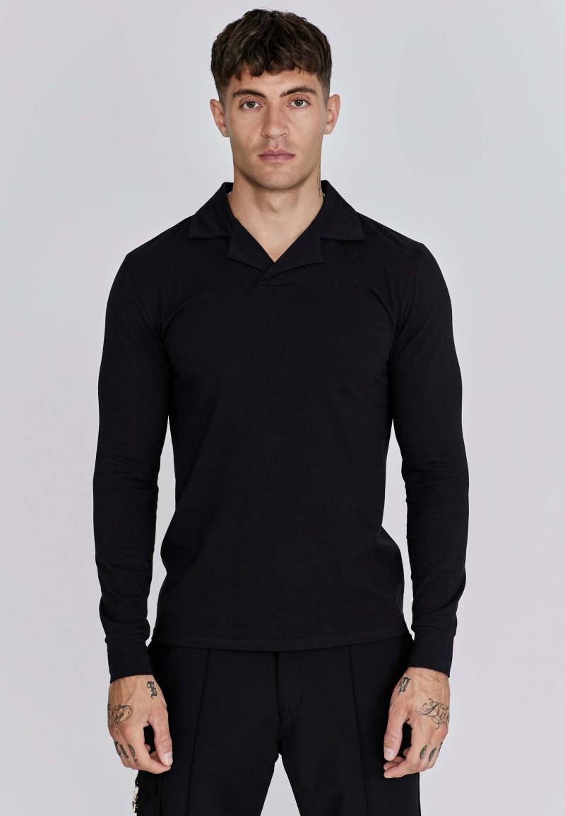 Siksilk Langarm-Poloshirt »Siksilk Langarmpolo T-Shirt and Shorts Set« von SikSilk
