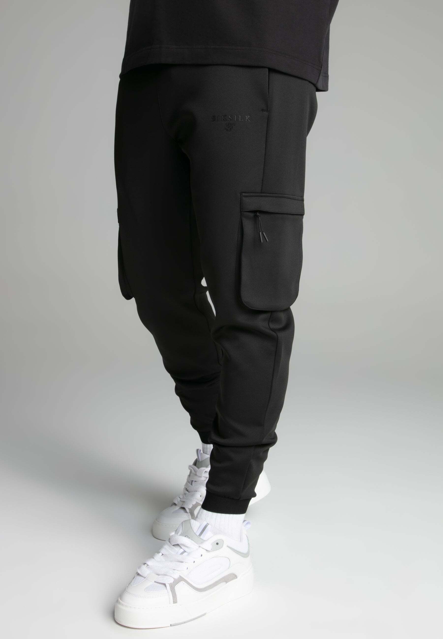 Siksilk Sweatpants »Siksilk Jogginghose Cargo Joggers« von SikSilk