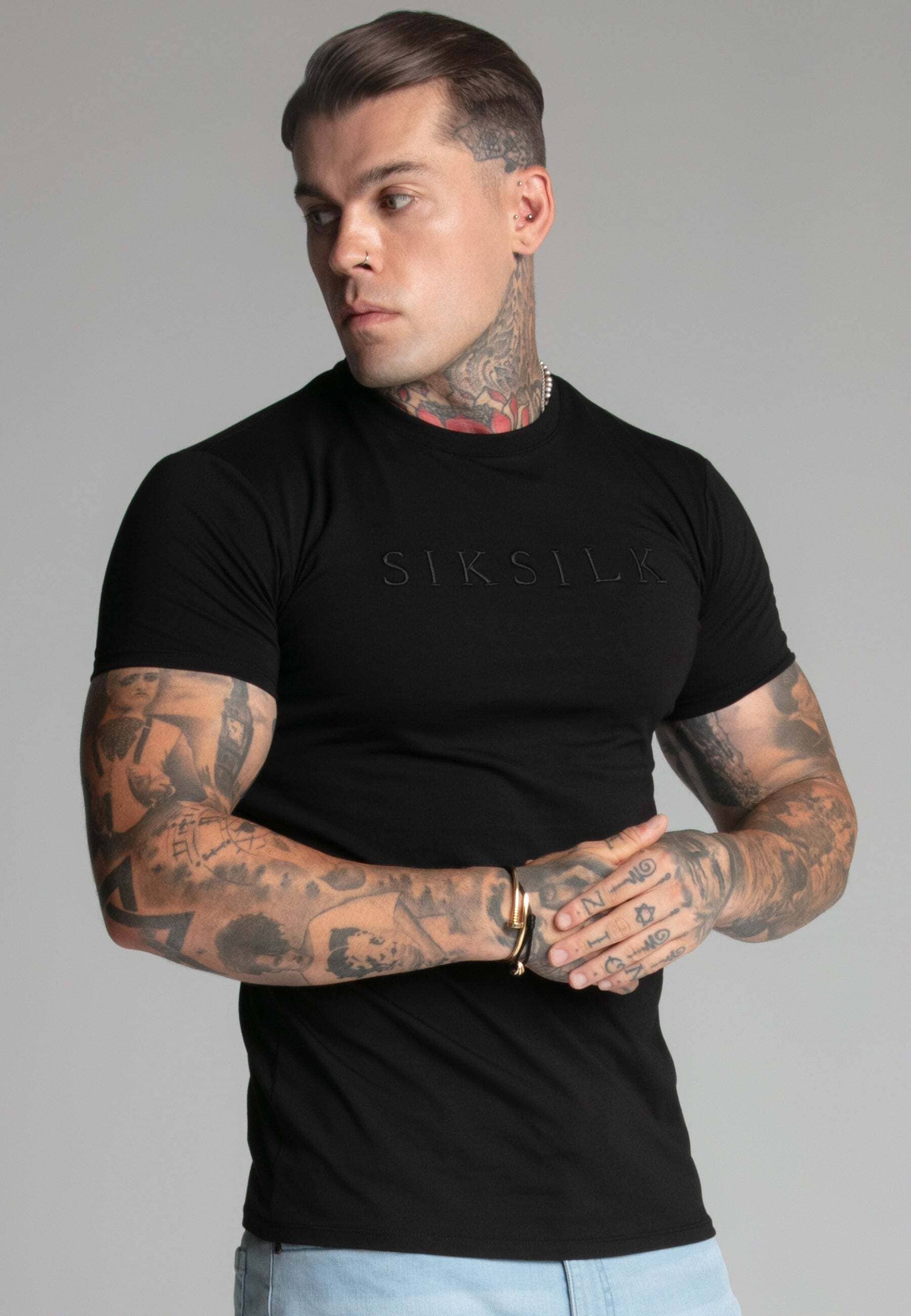 Siksilk T-Shirt »Siksilk T-Shirt Muscle Fit T-Shirt« von SikSilk