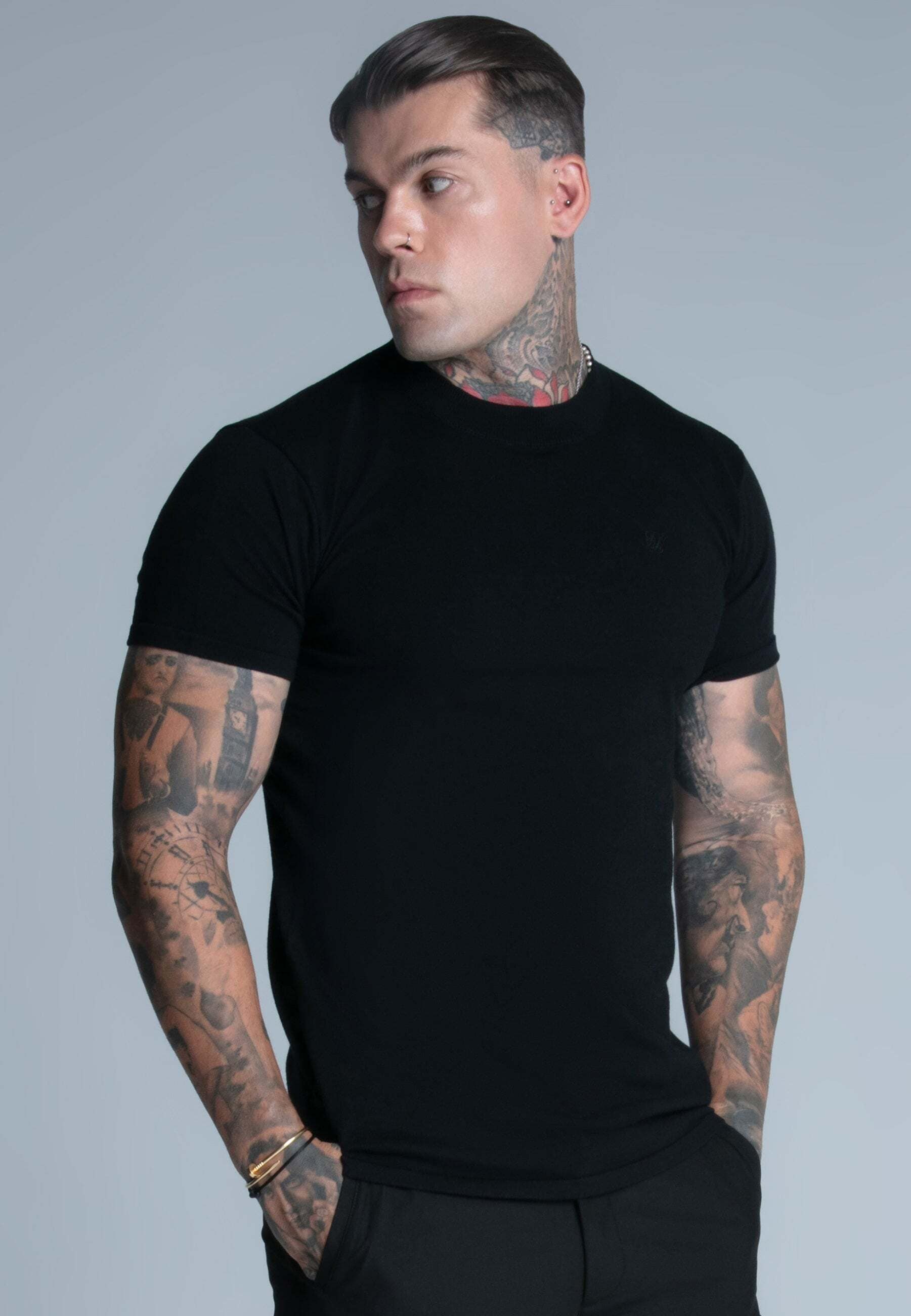 Siksilk T-Shirt »Siksilk T-Shirt Muscle Fit T-Shirt« von SikSilk