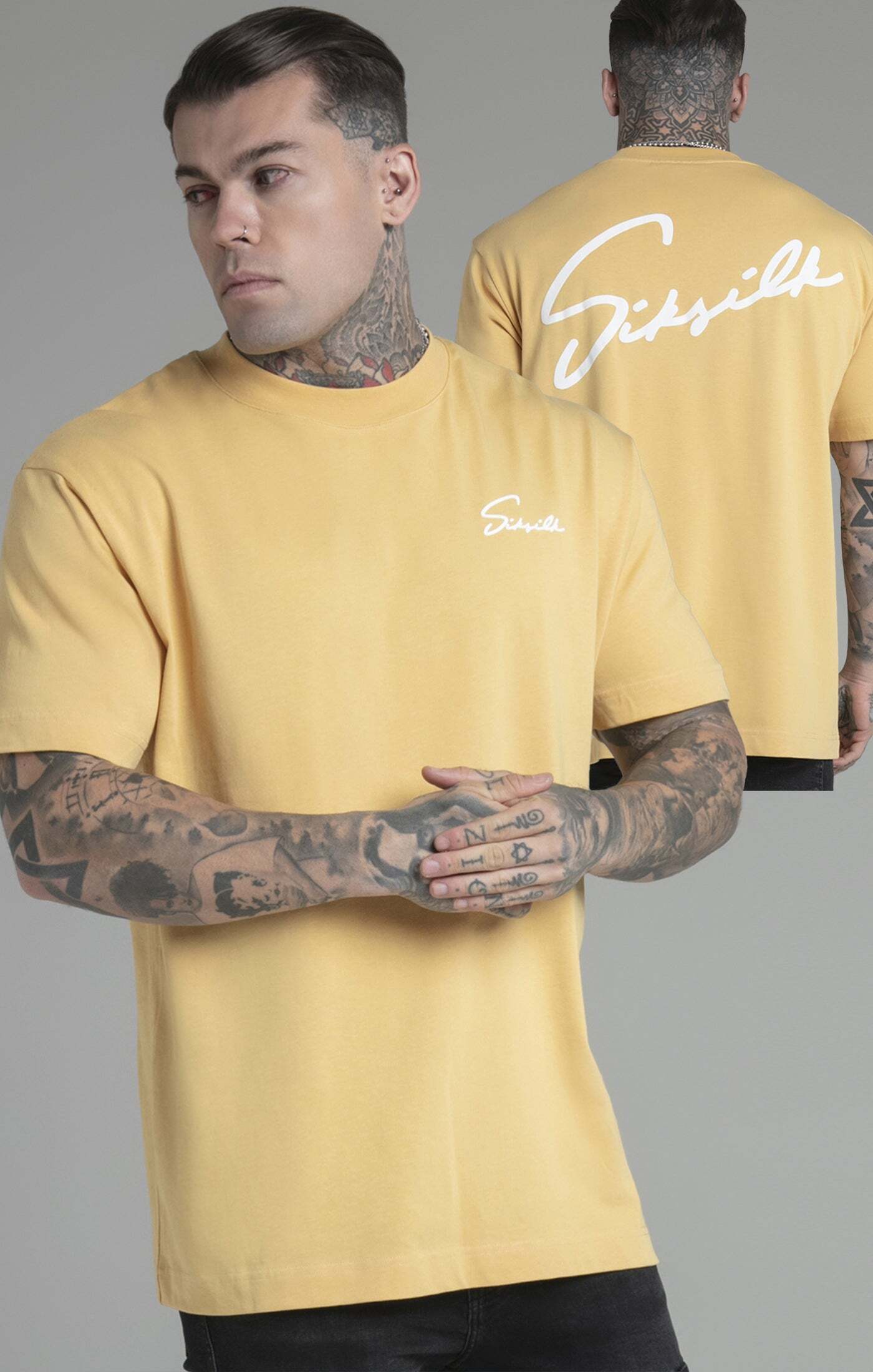 Siksilk T-Shirt »Siksilk T-Shirts Script T-Shirt« von SikSilk