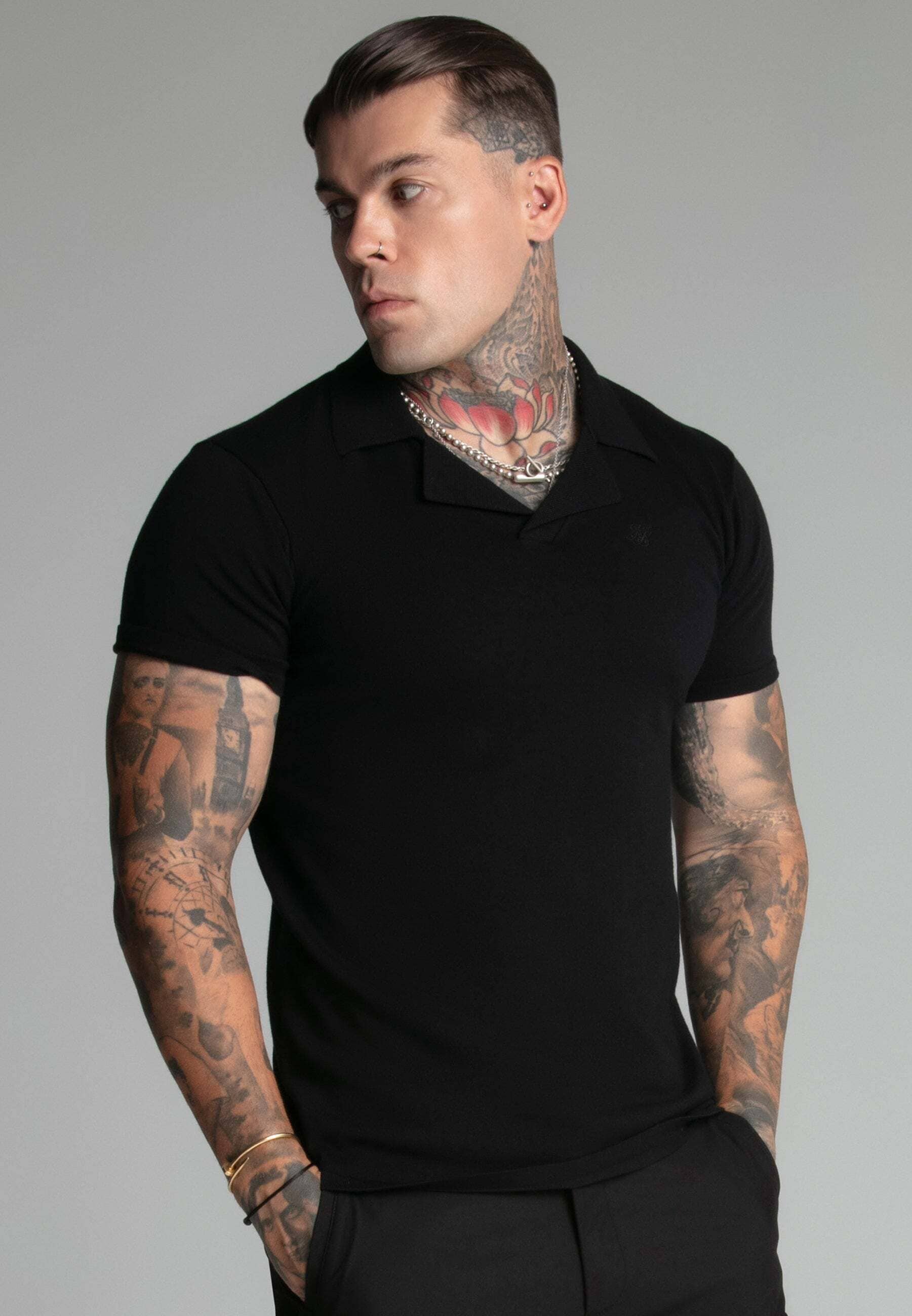 Siksilk Poloshirt »Siksilk Polo Revere Collar Polo« Siksilk Poloshirt »Siksilk Polo Revere Collar Polo« von Siksilk