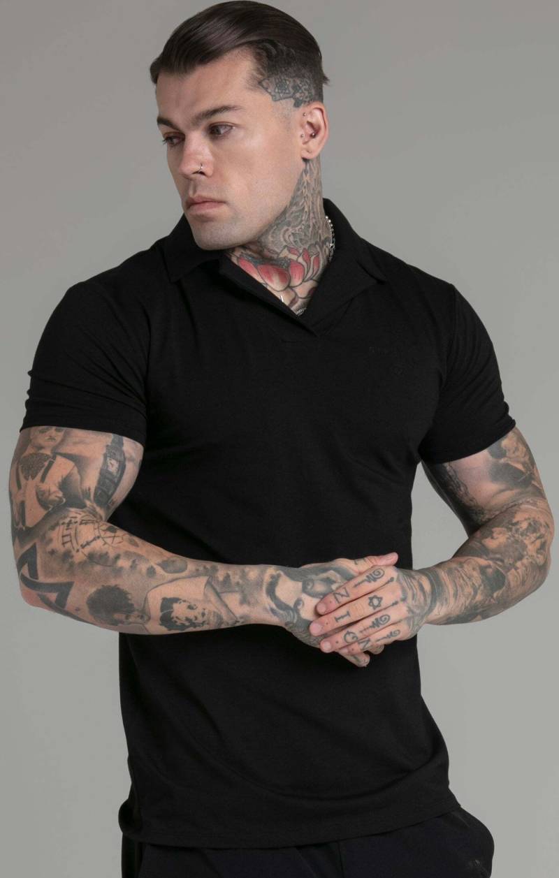 Siksilk Poloshirt »Siksilk Polos Smart Revere Polo« von Siksilk