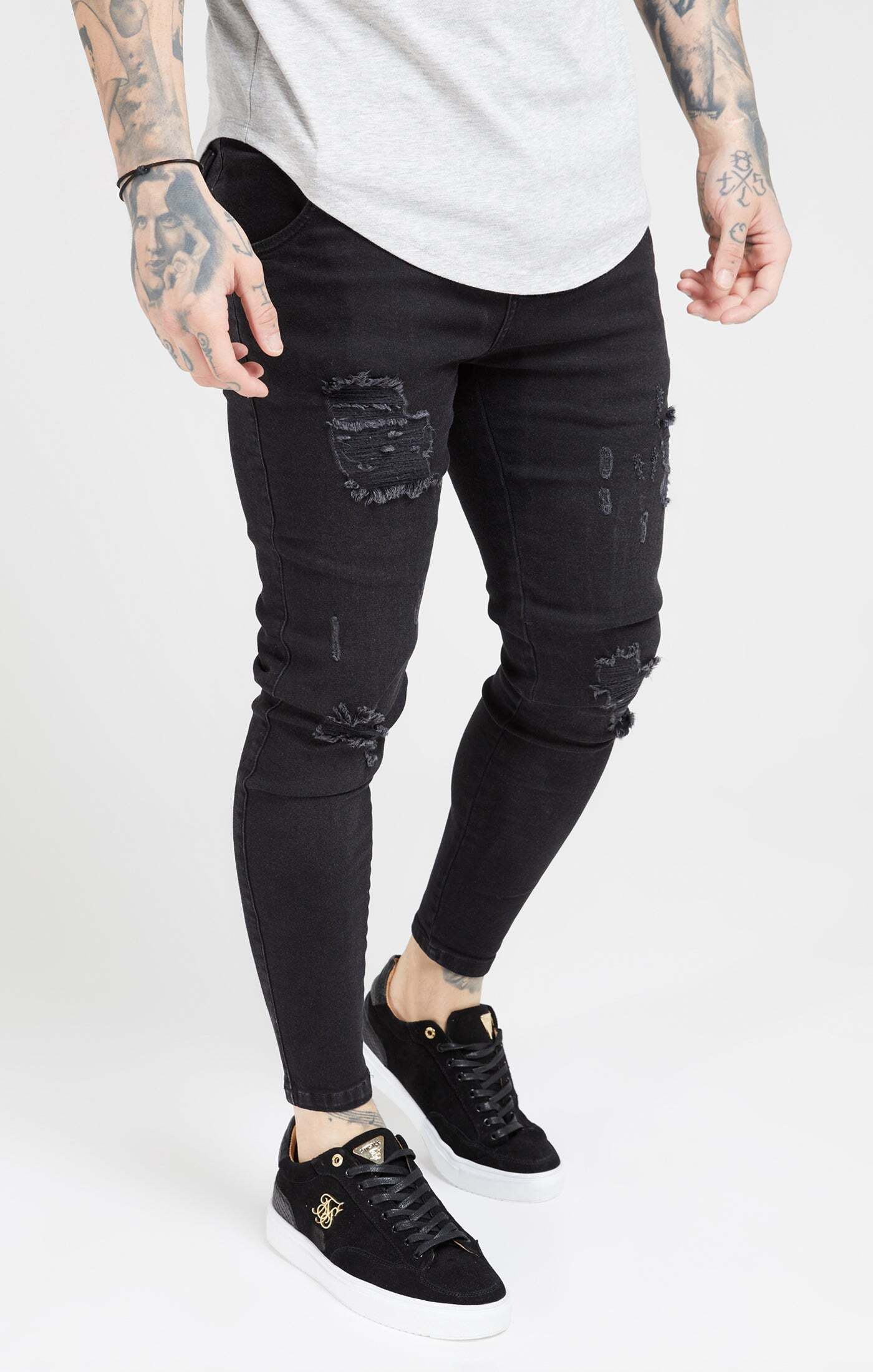 Siksilk Skinny-fit-Jeans »Siksilk Jeans Essential Distressed Skinny Jean« von Siksilk