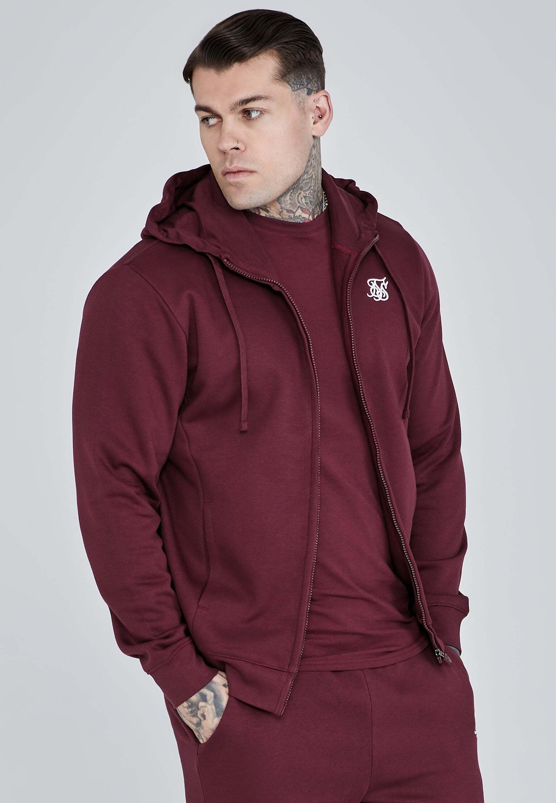 Siksilk Sweatjacke »Siksilk Sweatjacke Essentials Full Zip Hoodie« von Siksilk