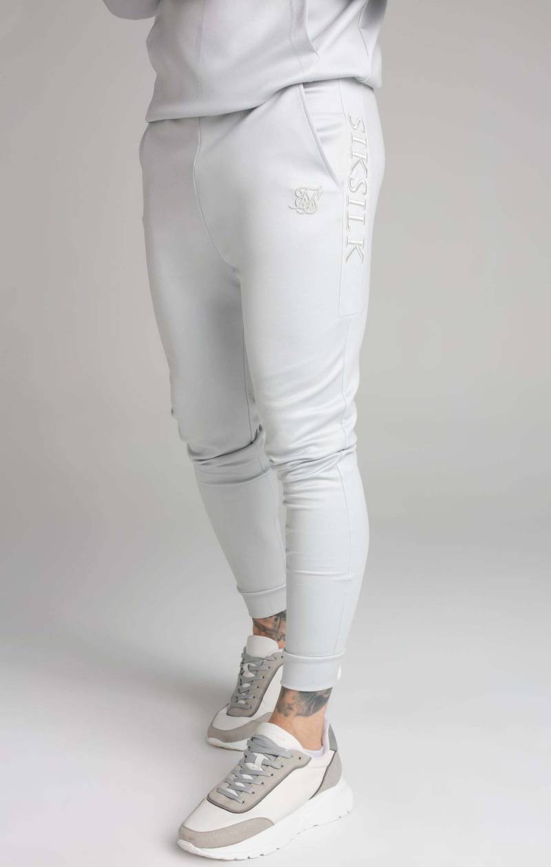 Siksilk Sweatpants »Sweatpants Grey Embroidered Panel Cuffed Pant« von Siksilk