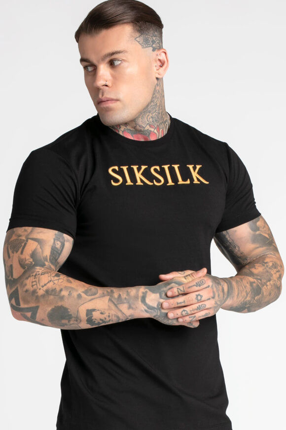 Siksilk T-Shirt | Black | Herren  | M von Siksilk