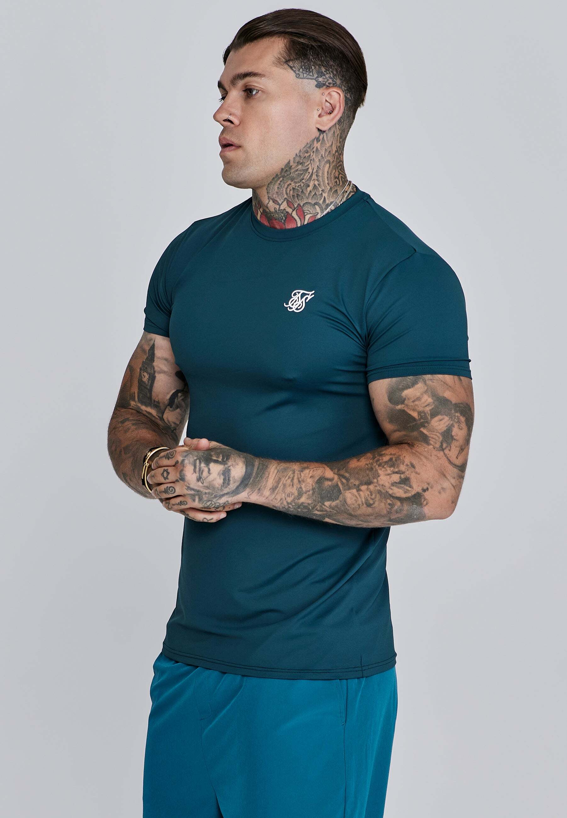 Siksilk T-Shirt »Siksilk T-Shirt Muscle Fit T-Shirt« von Siksilk