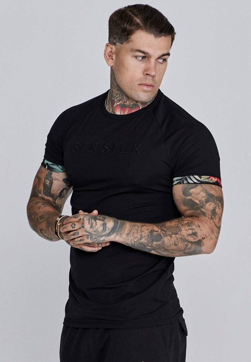 Siksilk T-Shirt »Siksilk T-Shirt Rolls Sleeve T-Shirt« von Siksilk
