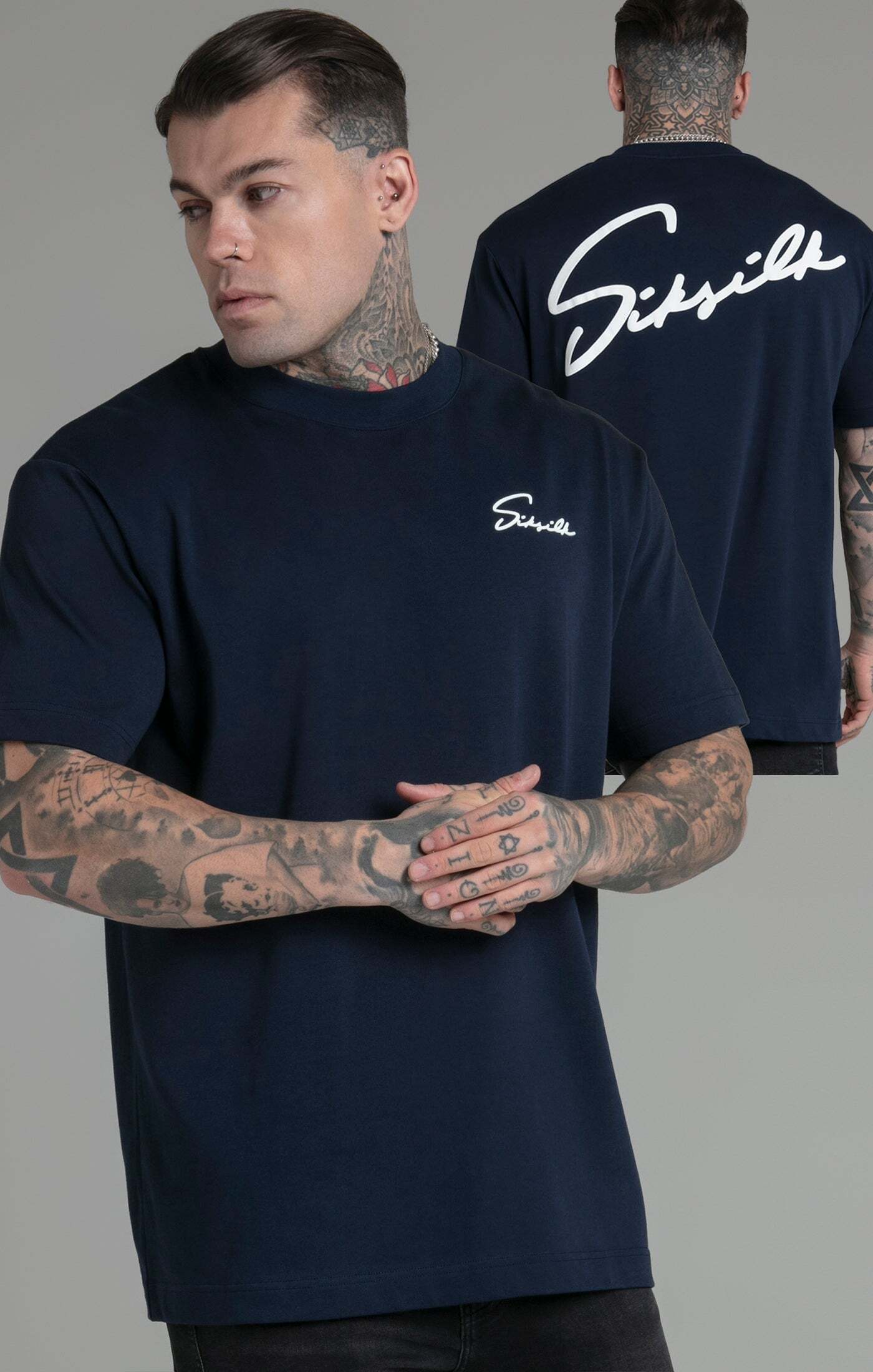 Siksilk T-Shirt »Siksilk T-Shirts Script T-Shirt« von Siksilk