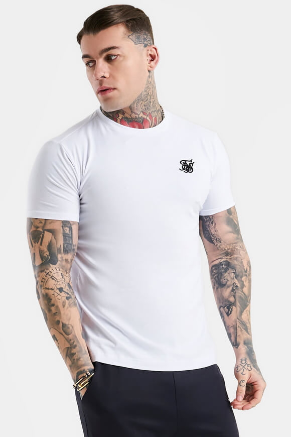 Siksilk T-Shirt | White | Herren  | M von Siksilk