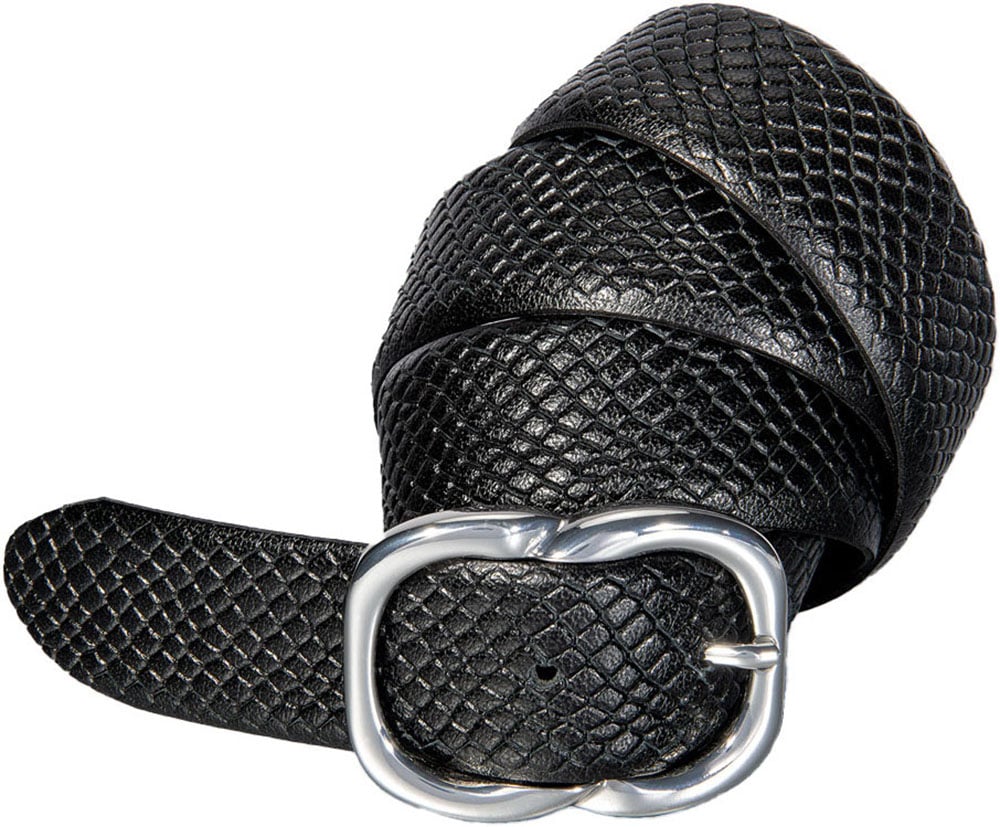 Silberfarbengift Ledergürtel, Metallic-Look, edles Rindleder mit Glanzeffekt Silberfarbengift Ledergürtel, Metallic-Look, edles Rindleder mit Glanzeffekt von Silbergift